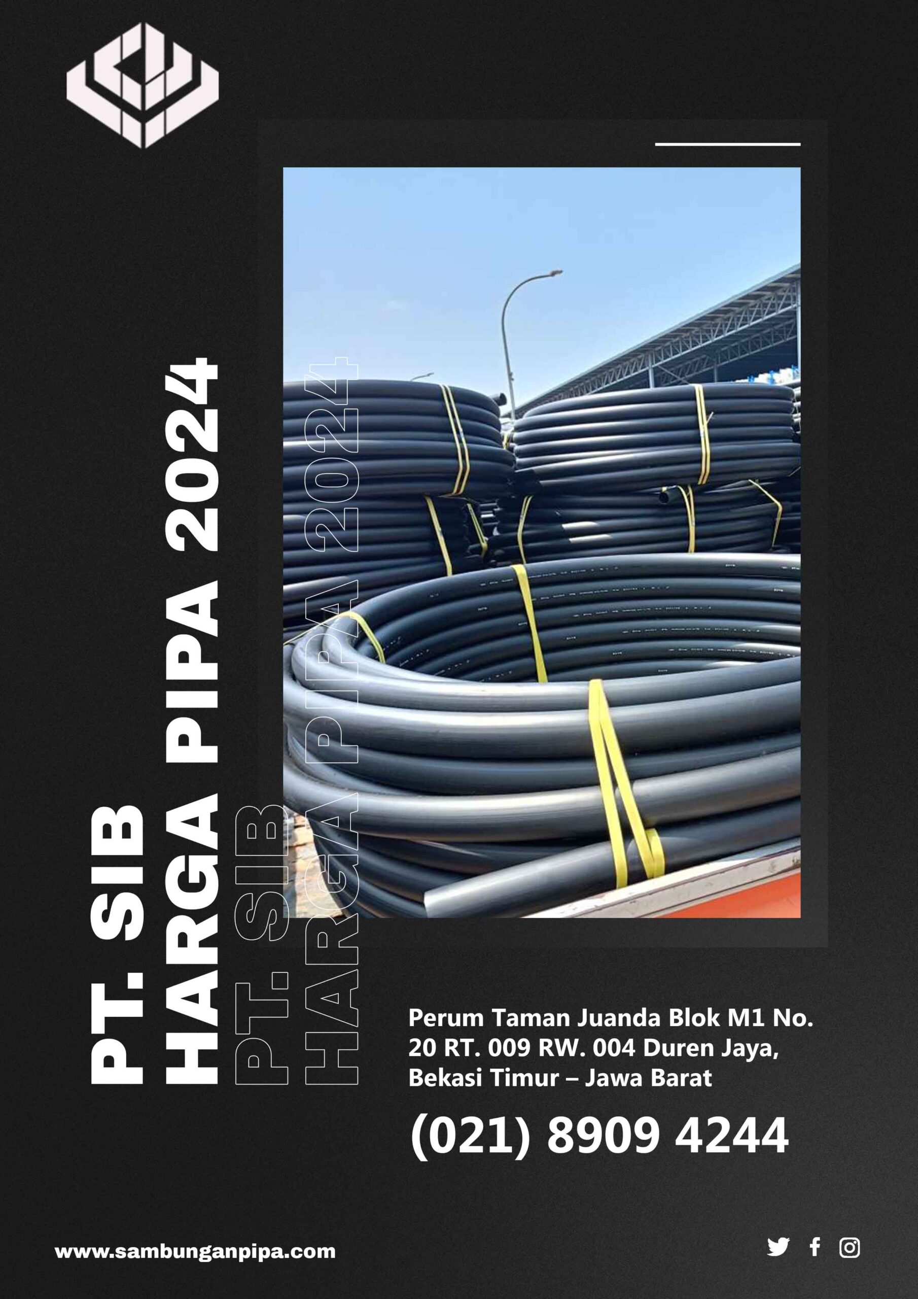 Harga Distributor Pipa HDPE Vinilon 2024 Bekasi sambunganpipa.com
